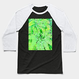 Maidenhair Fern, Adiantum Pedatum Baseball T-Shirt